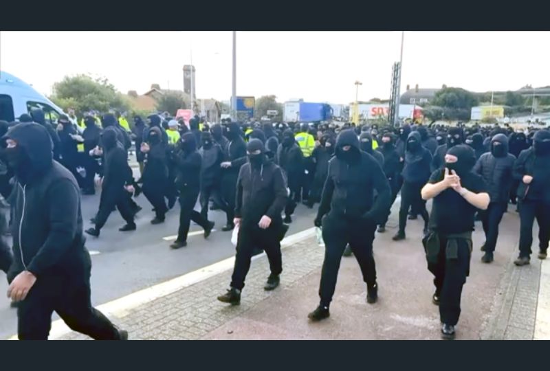 World News: Masked men disrupt Channel traffic with Dover port protest